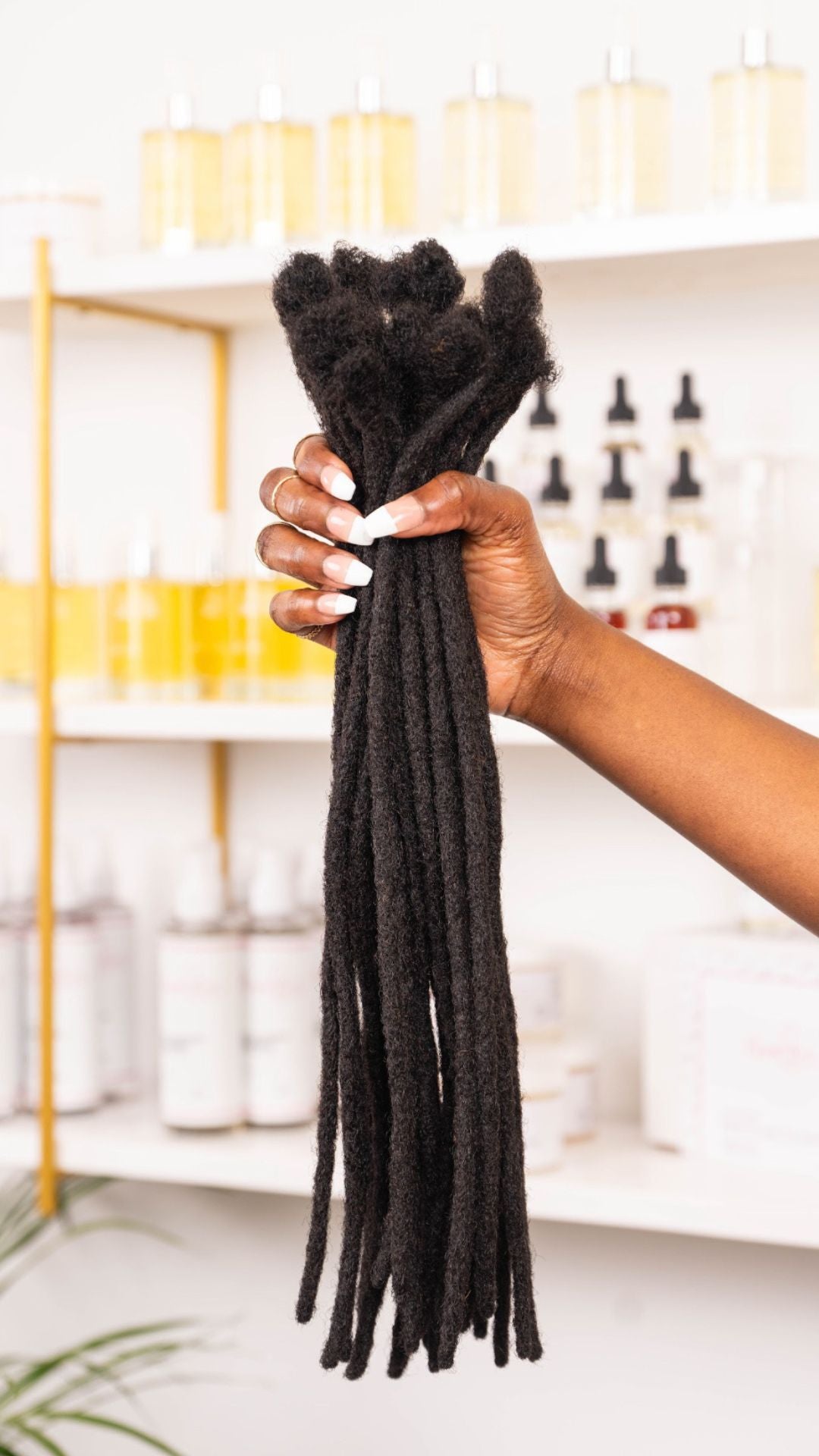 Loc Straw Set Natural Black Loc Extensions - Color #1B – NappStar