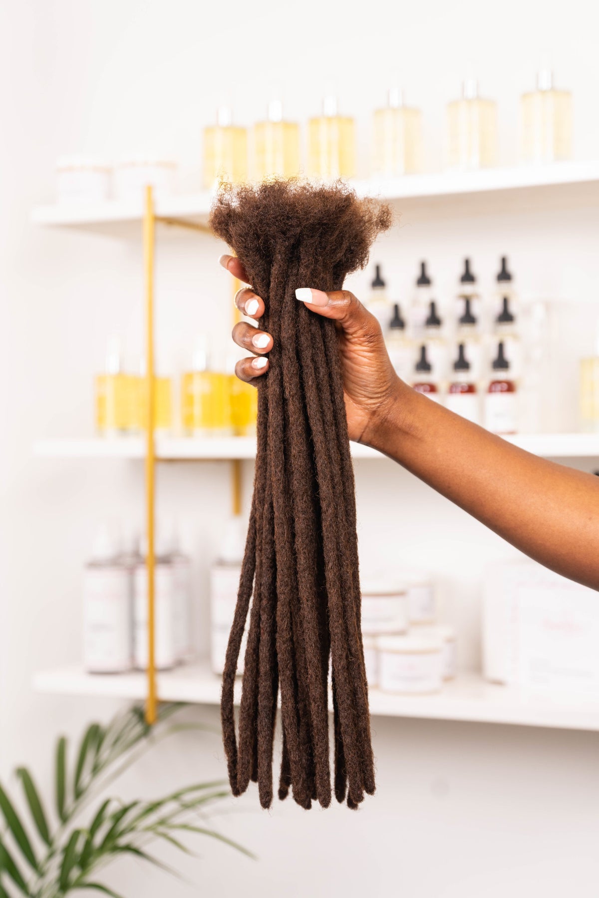 Color 4 Locs Medium Brown Loc Extensions - Color #4 β NappStar
